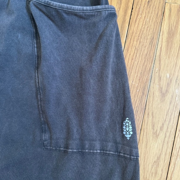 Free People FP Movement Hot Shot Onesie Jumpsuit Washed Black XS - Picture 9 of 9